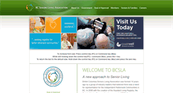 Desktop Screenshot of bcsla.ca