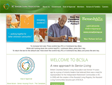Tablet Screenshot of bcsla.ca